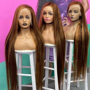 BORUI 13X6บราว<span class=keywords><strong>น</strong></span>์<span class=keywords><strong>วิก</strong></span>ผมคนสีบลอนด์ของชาวบราซิล,<span class=keywords><strong>วิก</strong></span>ผมลูกไม้ด้านหน้าแบบ Full Hd 360ใส - Product Image 3