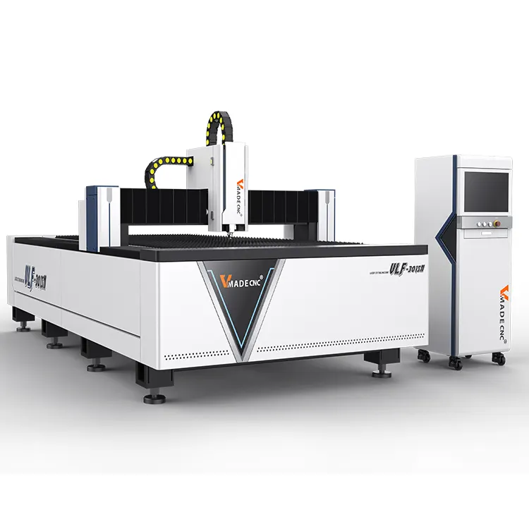 Fiber Laser 1000w 2000w 3000w 4000w Mild Stainless Steel Plate Laser Cutting Machine