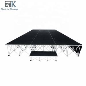Escenario Plegable de Aluminio para Eventos Teatrales, Plataforma Portátil para Conciertos al Aire Libre con Gran Capacidad de Carga - Product Image 3