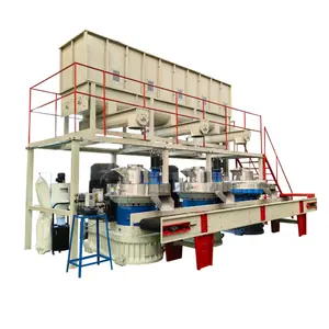 Industrial Wood Granulator Machine Biomass Pellet Production Line by Professional Manufacturers Wood Pellet Mills