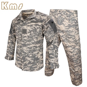 KMS 립 스톱 그레이 디지털 위장 남성 전술복 전술복 의류 야외 캐주얼 트레이닝 의류 ACU 유니폼 - Product Image 2