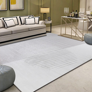 Modern Stripe Area <b>Rug</b> Rectangle Wilton Weaving Stain Resistant Washable Living Room Bedroom Study Dining Commercial <b>Space</b> - Product Image 1