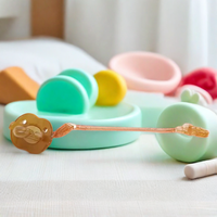 Super doux nouveau bébé sucette en silicone pour le sevrage et le sommeil produit en caoutchouc artefact