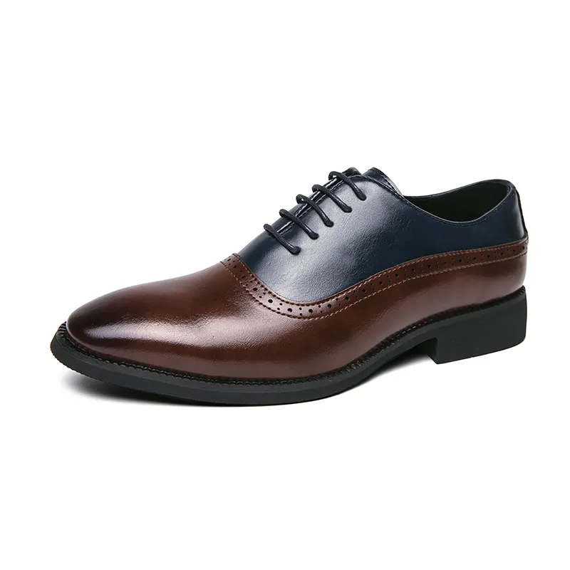 पुरुषों के लिए हॉट सेल फैशन ब्रोग बिजनेस फॉर्मल जूते आरामदायक क्लासिक उच्च गुणवत्ता वाले फॉर्मल चमड़े के जूते