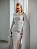2024 élégante robe de mariée perlée avec nouveau style bohème pour les femmes mariées et les fêtes