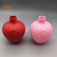 8Oz 250Ml Plastic Pe Fruit Container Aardbei Vorm Lotion Fles Met 24/410 Hals Afwerking