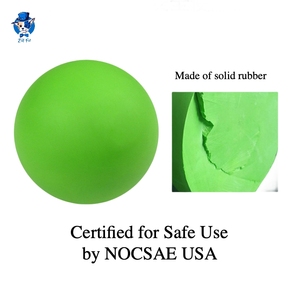 Palla per Cani in Gomma Naturale Resistente con Logo Personalizzato, Giocattolo Indistruttibile per Cani che Masticano Intensamente - Product Image 4