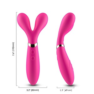 ZRX mujeres conejo palo silicona clítoris succión vibrador estimulador USB potencia G-Spot lamiendo lengua vibrador juguete sexual - Product Image 5