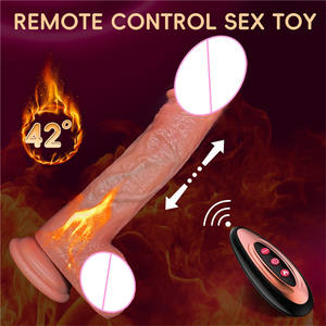 Heetverkopende XLN merk elektrische vibrerende <span class=keywords><strong>dildo</strong></span> met stotende functie, vloeibaar siliconen, waterdicht, CE-gecertificeerd, 423g gewicht, seksspeeltjes voor volwassenen - Product Image 5