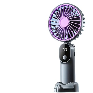 Ventilador Portátil de Mano de Alta Velocidad, 6 Niveles de Velocidad del Viento, Batería de Larga Duración, Brújula Integrada para Camping y Viajes - Product Image 1