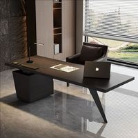 Bureau d'ordinateur multifonctionnel au design original, moderne et minimaliste, mobilier de bureau commercial simple, bureau de direction