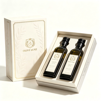Boîte cadeau de luxe rigide magnétique personnalisée avec logo pour vin, huile d'olive, cadre photo, aliments gourmands, avec logo en éponge/EVA