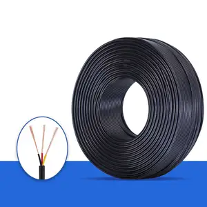 AWM 2464 vw 1 fio elétrico 20awg 22awg 24awg 26awg 28awg 3 núcleo flexível PVC isolado bainha poder bainha fio sinal cabo