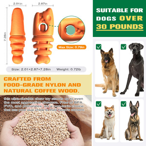 Bully dính con chó điều trị đồ chơi bền nhai đồ chơi cho hung hăng nhai giúp giảm nghẹt thở nguy cơ cho vật nuôi tương tác phong trào đồ chơi - Product Image 4