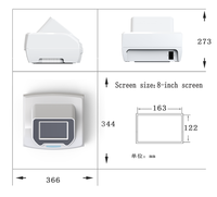 Boîtier de bureau personnalisé en plastique ABS moulé par injection pour dispositif médical esthétique OEM/ODM avec écran