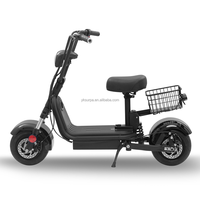 1000w 48v1 2ah/20ah lityum pil mini citycoco çocuklar genç yağ lastik e-scooter elektrikli scooter gençler için