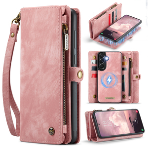 Étui en cuir multifonction <span class=keywords><strong>Caseme</strong></span> avec cordon, pochette rabattable pour Samsung Galaxy A57/A56/A17/A16/S26/S26 Ultra, housse détachable 2 en 1 - Product Image 3