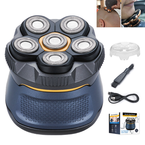 KS-0279 usine 6D 2in1 ensemble de rasoir électrique USB-C à lame magnétique Rechargeable étanche hommes chauve rasoir <span class=keywords><strong>Machine</strong></span> de découpe de cheveux - Product Image 1