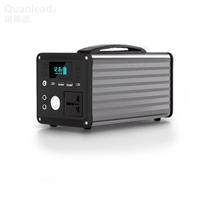 Station d'alimentation mobile solaire LiFePO4 220V pour extérieur avec écran LED, protection intelligente BMS et double charge