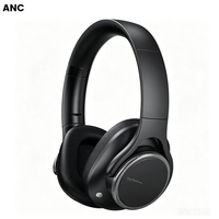Headphone Terbaru 6.0 -45dB ANC Mendalam Nirkabel, Headset Lipat Suara Stereo HIFI, Earbud dengan Daya Tahan Baterai 50 Jam