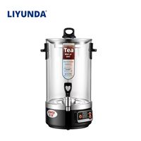 Bouilloire électrique intelligente Xinqi en acier inoxydable, infuseur à thé commercial automatique, bouilloire à eau bouillante transparente avec fonction de maintien au chaud