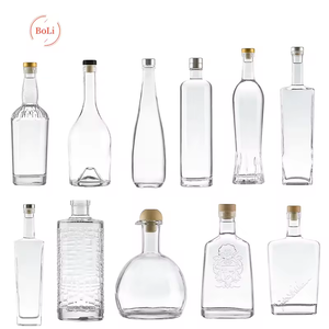 Botella de Vidrio Personalizada Super Flint de Base Pesada de 500ml 750ml para Tequila, Vodka, Whisky, Ginebra y Licores para Destilería - Product Image 3