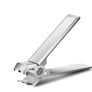 Wide Jaw Stainless Steel Nail Clippers Curved Concave Blade Odorless Tool for Tough Thick Fingernail and Toenail Cutting - Product Image 6