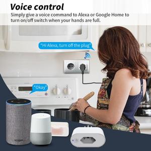 <span class=keywords><strong>Enchufe</strong></span> Inteligente Wi-Fi SIXWGH de 16A con <span class=keywords><strong>Enchufe</strong></span> Brasileño, Diseño Giratorio, Control por Voz (Alexa/Google Home), Control Remoto por Aplicación CozyLife - Product Image 3