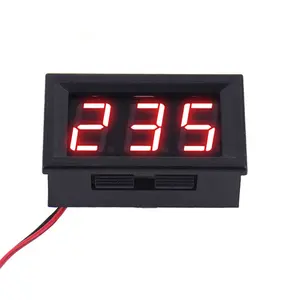 0.56" Mini LED Digital Display Voltmeter Detector DC 0-200V Voltage Measurement Range 3 Wires Red Display Voltage Monitor Tester