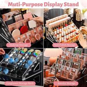 Organizador de Esmaltes de Uñas de 3/4/5/6/7 Niveles, Estante de Exhibición Acrílico para Almacenamiento de Lentes de Sol y Aceites Esenciales, Venta al Por Mayor - Product Image 2