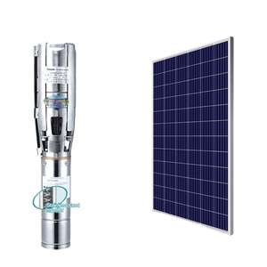 Pompe solaire immergée Kepeida 1 CV DC 48V pour puits profond, système de pompage d'eau agricole - Product Image 1