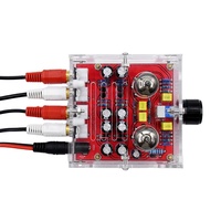 #53190 XH-A201 HiFi 6J1 Classe a Préamplificateur à tubes biliaires Modules électroniques avec châssis en acrylique et carte finie