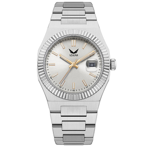Loisirs Mains Lumineuses Champagne Or Subray Cadran Avec Date Montres Personnalisées Hommes Élégants Montre De Luxe En Acier Inoxydable Relojes 2024 - Product Image 1