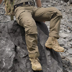 <span class=keywords><strong>Pantaloni</strong></span> da Montagna G3 per Uomo Resistenti all'Usura con Protezioni per le Ginocchia Integrate, Motivo Mimetico, Stile Workwear - Product Image 4