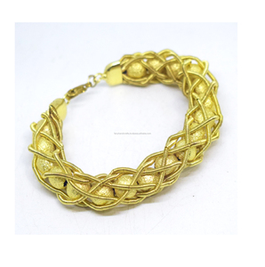 Femmes Manchette Bracelet Bracelet jonc Plaqué Or Bijoux De Luxe - Product Image 2