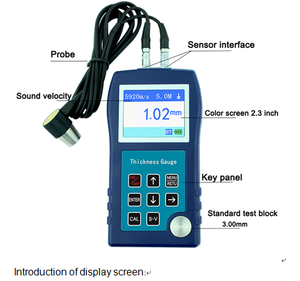 TG-8812C 0.75-400mm High-precision Ultrasonic Thickness Gauge - Product Image 2