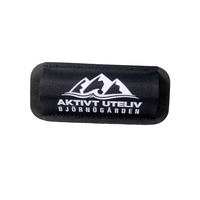 Support de ski personnalisé 55*135mm Sangle de botte de ski en caoutchouc personnalisé Sangles de fixation de poteau pour la course de ski de fond