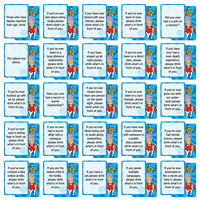 Nouveau jeu de société transfrontalier personnalisé de 50 cartes en anglais pour divertissement et interaction de groupe décontractés (jeunes de 15 à 35 ans)