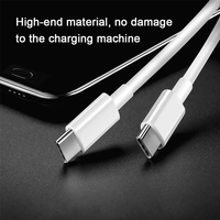 Câble de charge USB-C de 2 mètres (6 pieds) - Charge rapide - Transfert de données - Câble Type-C de 2 m pour téléphone portable, écouteurs, montre connectée