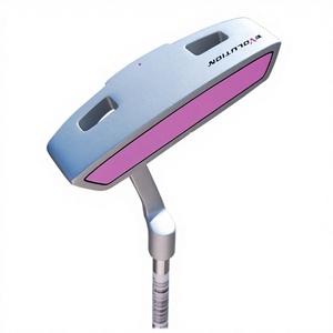 Putter de golf personnalisé en alliage de zinc, tête en forme de U, manche en acier inoxydable, logo <span class=keywords><strong>Cougar</strong></span>, fabriqué en Chine pour la compétition féminine - Product Image 1