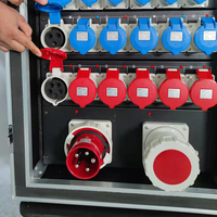 Équipement de distribution d'alimentation portable pour montage en rack, système de sonorisation professionnel, boîte de commande électrique avec boîtiers de distribution