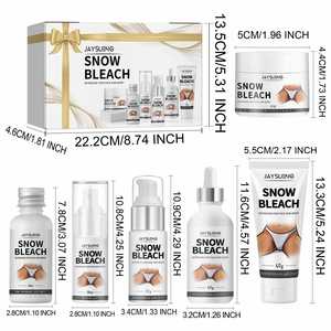 Jaysuing <strong>Snow</strong> Bleach Gift Set Moisturizing Niacinamide Face&amp;Body Whitening <strong>Cream</strong> Underarm Knee Elbow Buttock Bleaching Lotion - Product Image 2