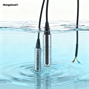 Беспроводной датчик уровня воды 4-20 мА, IP68, из нержавеющей стали 316L, для глубоких скважин, погружной, с передатчиком - Product Image 1