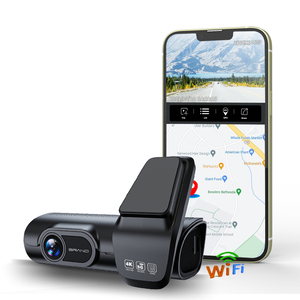 3.59 inch màn hình kép Dash Cam 4K + 1080P WIFI GPS xe máy ảnh tầm nhìn ban đêm xe Blackbox DVR - Product Image 1