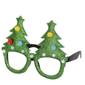 แว่นตาตุ๊กตาหิมะของตกแต่งเทศกาลคริสต์มาส S0269ของขวัญปีใหม่สำหรับเด็ก