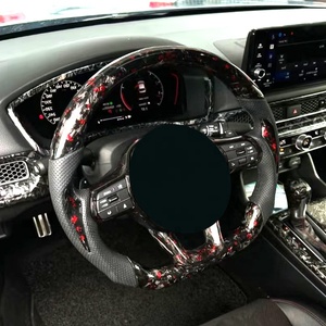 Accesorios de Carreras para Autos, Cubierta de Volante de Diamante, Volante de Fibra de Carbono Forjado para Honda <span class=keywords><strong>CRV</strong></span> - Product Image 6