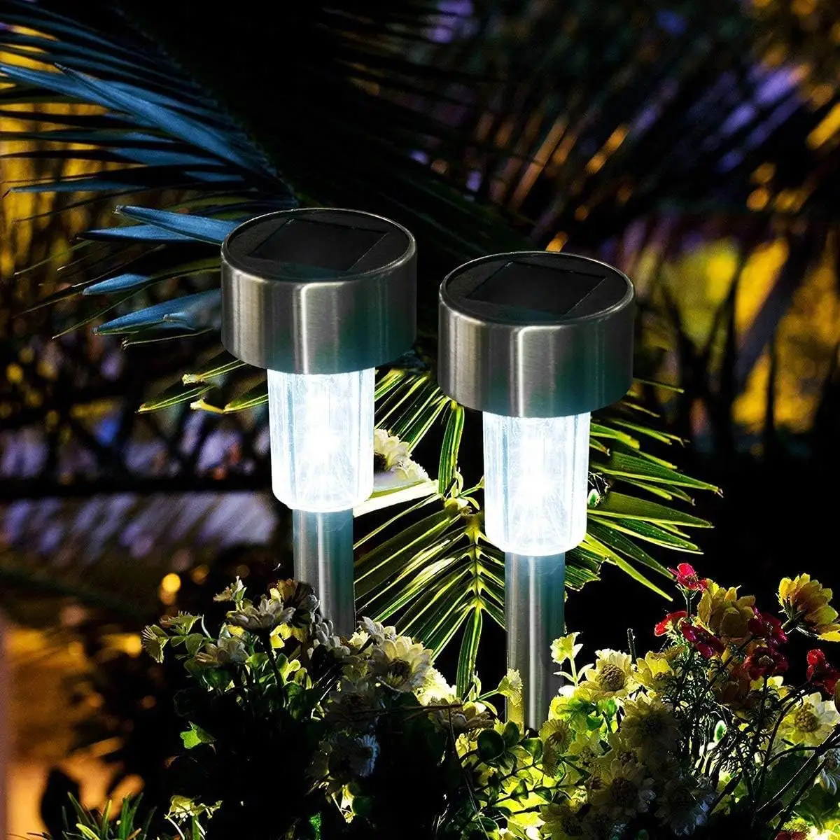 Illuminazione paesaggistica a LED per esterni in acciaio inossidabile Mini alimentata impermeabile per la decorazione del percorso del Patio dell'iarda