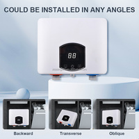 Chauffe-eau électrique intelligent 220 V pour la maison, vertical, sans réservoir, chauffe-eau instantané électrique
