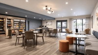 Meubles d'hôtel haut de gamme Hyatt, projet hôtelier haut de gamme, table et chaise