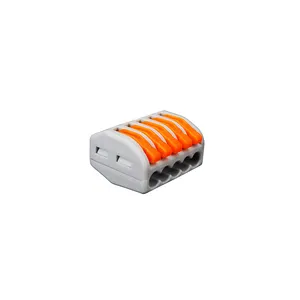Wire Connector 222-415 Terminal Wire Connector Compact Connector 5 Lever Terminal Block Connector 28-12 Awg